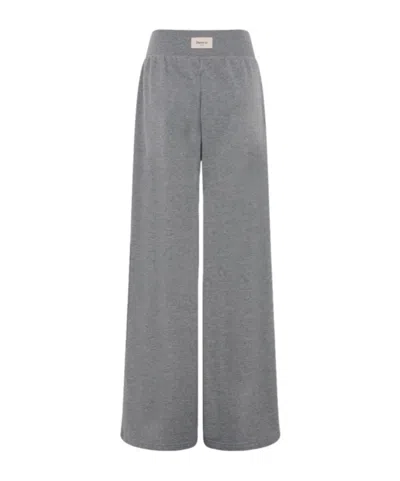 Repetto Signature Satin Large Jogpant In Gray