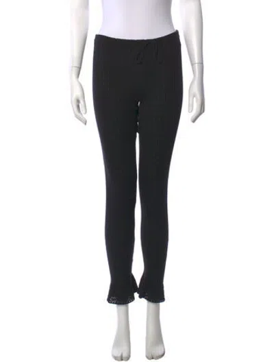 Pre-owned Repetto Skinny Leg Pants In Black