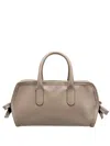 Repetto Small Gala Bow-detail Tote Bag In Gray