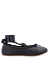 Repetto Sophia Ballet Flats With Satin Ribbons Shoes In Black