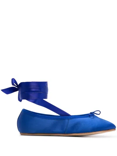 Repetto Sophia Ballet Flats In 1478 Bleu Outremer
