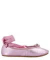 Repetto Sophia Ballet Flats With Satin Ribbons In Pink
