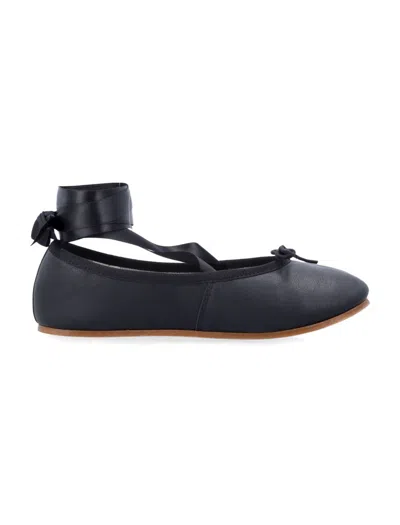 REPETTO REPETTO SOPHIA BALLET FLATS WITH ROUNDED TOE