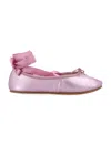 Repetto Sophia Ballet Flats With Satin Ribbon Accents In Pink
