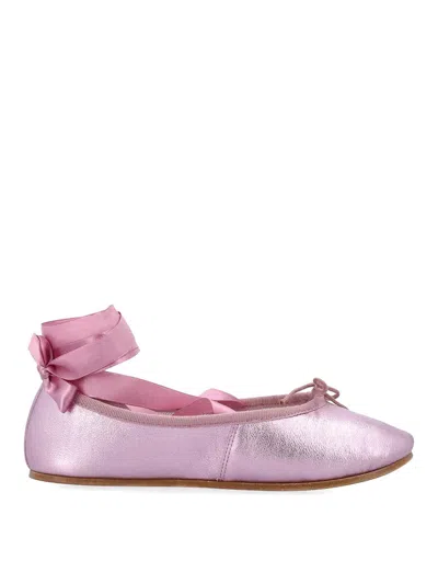 REPETTO SOPHIA BALLET FLATS WITH SATIN RIBBONS