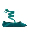 Repetto Sophia Ballet Flats In Green