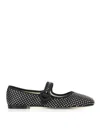 Repetto Woman Ballet Flats Black Size 7 Textile Fibers In Black