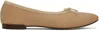 Repetto Ssense Exclusive Beige Lucien Ballerina Flats In 1451 Cachemire