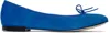 Repetto Ssense Exclusive Blue Cendrillon Ballerina Flats In 1075 France
