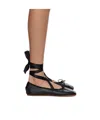 Repetto Strap-up Ballet Shoes In Black