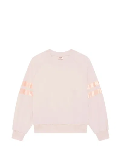 Repetto Striped Long-sleeved Top In Pink