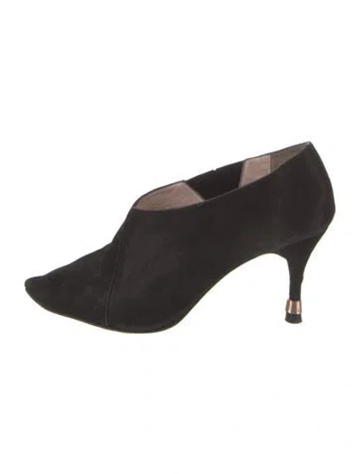 Pre-owned Repetto Suede Boots In Black