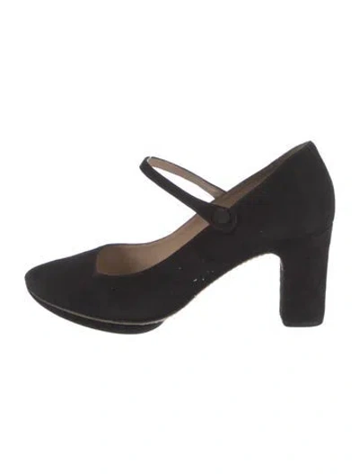 Pre-owned Repetto Suede Pumps In Black