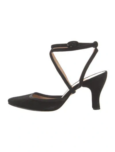 Pre-owned Repetto Suede Pumps In Black