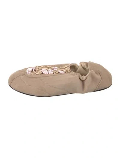 Pre-owned Repetto Suede Sneakers In Neutral