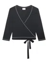 Repetto Tie-wrap Performance Top In Black