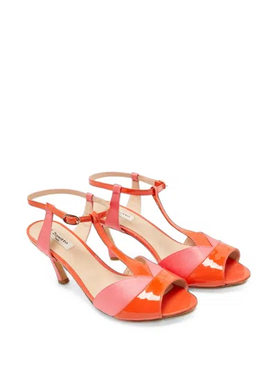 Pre-owned Repetto T-strap Sandals In Orange