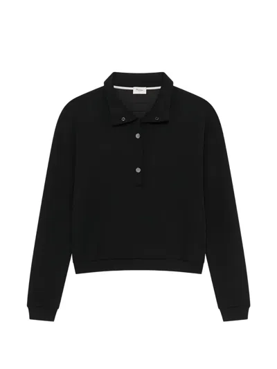 Repetto Ultra Soft Scuba Button Performance Top In Black