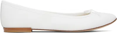 Repetto White Cendrillon Ballerina Flats