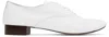 Repetto White Zizi Oxfords In 50 Blanc