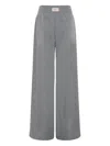 Repetto Wide-leg Cotton Sweatpants In Gray