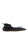 Repetto Woman Ballet Flats Black Size 11 Leather
