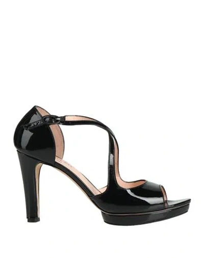Repetto Woman Sandals Black Size 8 Leather