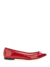 Repetto Junon Pointy Toe Ballerinas In Red