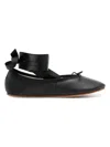 Repetto Sophia Ballet Flats With Satin Ribbons In Black