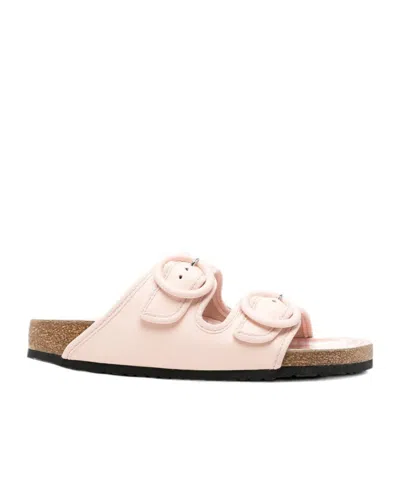 Repetto X Birkenstock Round-toe Flat Sandals In Pink