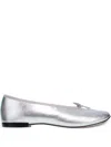 Repetto X Marine Serre Lilouh Metallic Ballet Flats In Silber