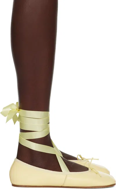 Repetto Yellow Sophia Ballerina Flats