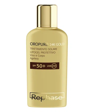 Rephase Oropuro 24k Gold Sun Treatment Ageless Protective Spf 50 In White