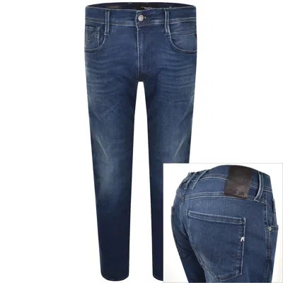 Replay Anbass Hyperflex Jeans Blue