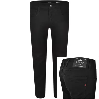 Replay Anbass Slim Fit Jeans Black