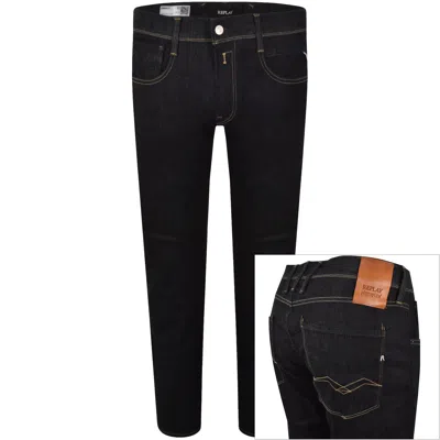 Replay Anbass Slim Fit Jeans Dark Wash Blue