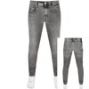 Replay Anbass Slim Fit Light Wash Jeans Grey In Grey