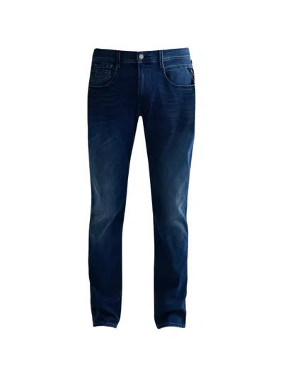 Replay Anbass Slim-fit Jeans In Blue