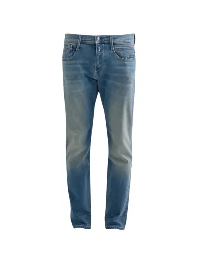 Replay Anbass Slim-fit Jeans In Blue