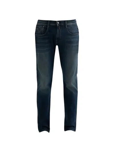 Replay Anbass Slim-fit Jeans In Blue