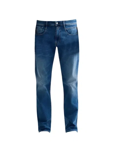 Replay Anbasss Slim-fit Jeans In Blue