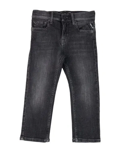 Replay & Sons Babies'  Toddler Boy Jeans Black Size 6 Cotton, Elastane