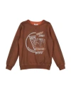 Replay & Sons Toddler Boy Sweatshirt Brown Size 6 Cotton In Brown