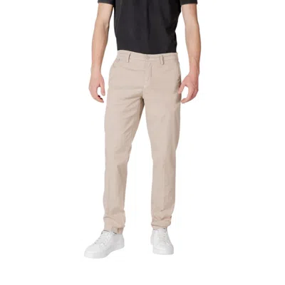 Replay Beige Cotton Pant In Neutral