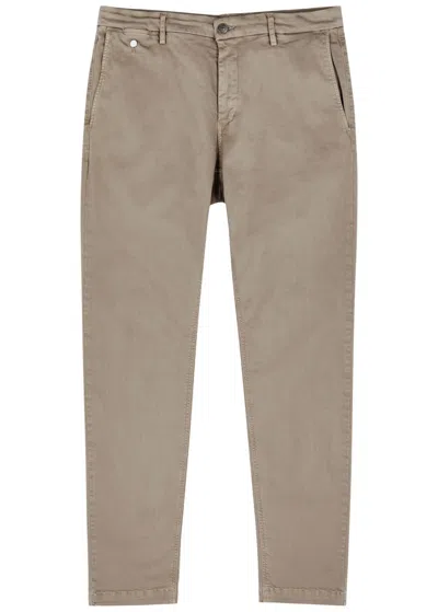 Replay Benni Hyperflex X,lite Cotton-blend Chinos In Beige