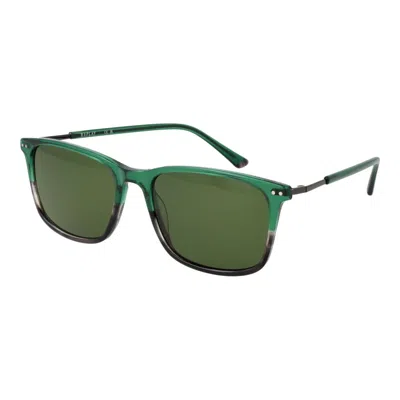 Replay Bicolor Plastic Sunglasses In Green