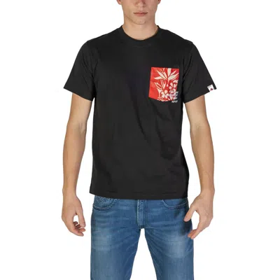 Replay Black Cotton T-shirt