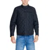 Replay Black Polyamide Bomber In Black