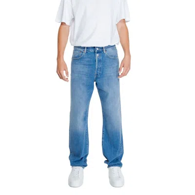 Replay Blue Cotton Relaxed Fit Men's Jean