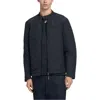 Replay Blue Polyester Bomber In Black
